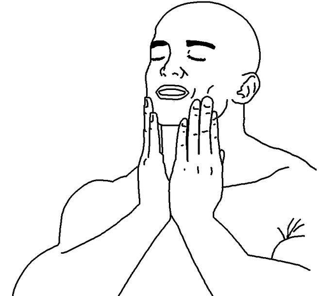 High Quality That feeling after you finish a patch Blank Meme Template