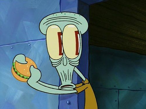 Oh shit Squidward Blank Meme Template