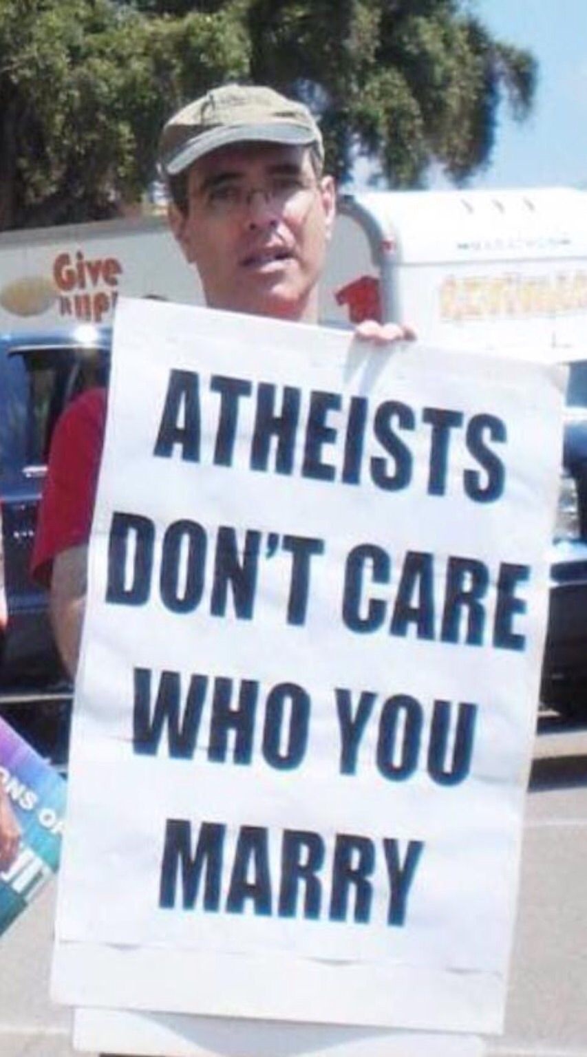 Atheists don't care Blank Meme Template