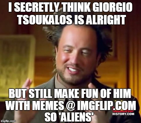 giorgio tsoukalos aliens meme