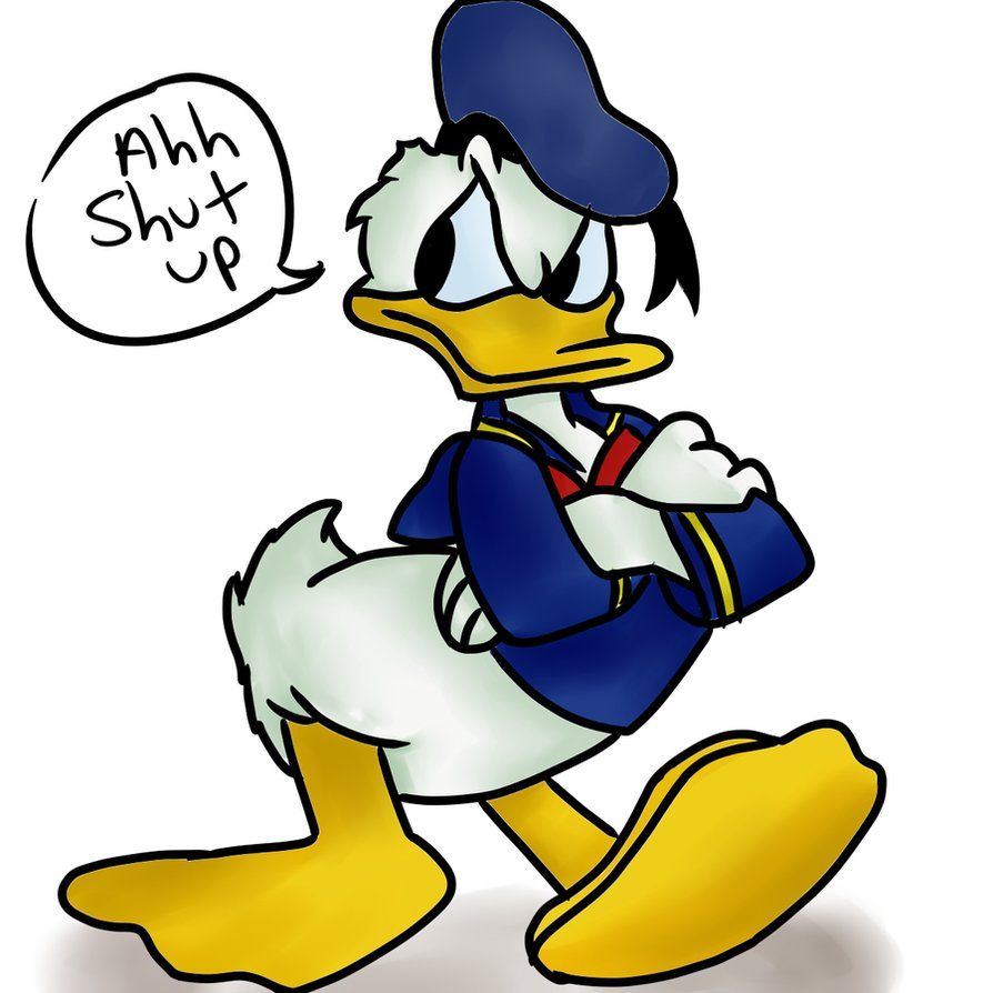 High Quality Donald Duck Blank Meme Template