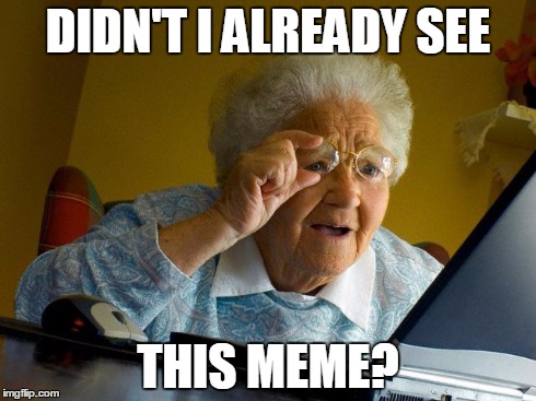 Grandma Finds The Internet | DIDN'T I ALREADY SEE THIS MEME? | image tagged in memes,grandma finds the internet | made w/ Imgflip meme maker