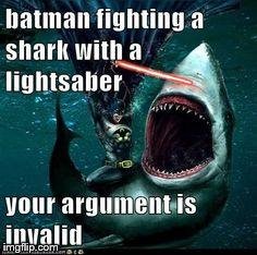batman fighting a shark with a light saber | L | image tagged in batman fighting a shark with a light saber | made w/ Imgflip meme maker