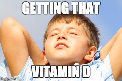 Getting that vitamin D | GETTING THAT VITAMIN D | image tagged in memes,funny,puns,humor,boy,vitamin | made w/ Imgflip meme maker