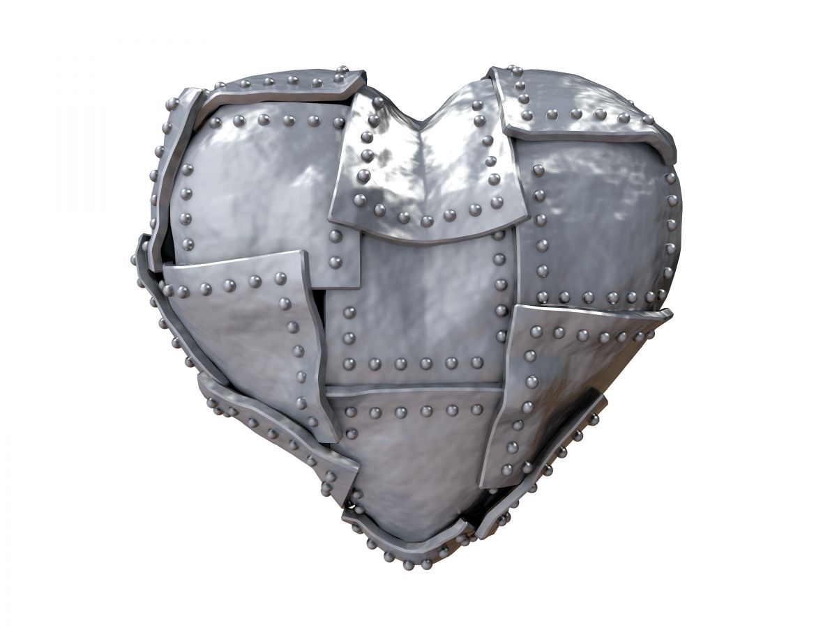 heart steel Blank Meme Template