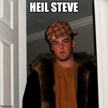 Scumbag Steve Meme | HEIL STEVE | image tagged in memes,scumbag steve | made w/ Imgflip meme maker