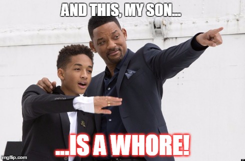 AND THIS, MY SON... ...IS A W**RE! | image tagged in father son | made w/ Imgflip meme maker