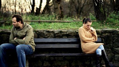 Couple At Bench Blank Meme Template