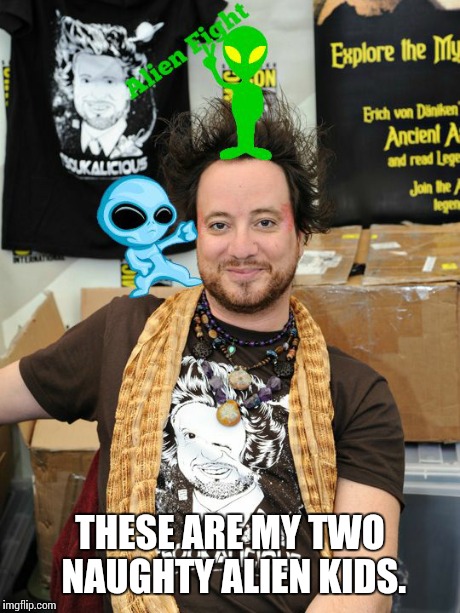 AlienFight | THESE ARE MY TWO NAUGHTY ALIEN KIDS. | image tagged in alienfight | made w/ Imgflip meme maker