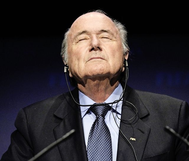 sepp blatter Blank Meme Template