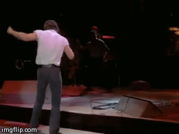 The Boss! | image tagged in gifs,rock music | made w/ Imgflip video-to-gif maker