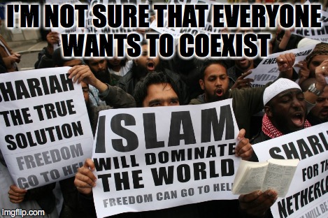 I'M NOT SURE THAT EVERYONE WANTS TO COEXIST | made w/ Imgflip meme maker