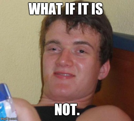 10 Guy Meme | WHAT IF IT IS NOT. | image tagged in memes,10 guy | made w/ Imgflip meme maker