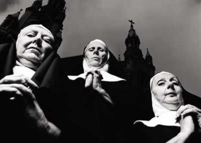 Nuns in prayer Blank Meme Template
