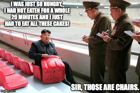 kim jong un hungry | image tagged in kim jong un | made w/ Imgflip meme maker