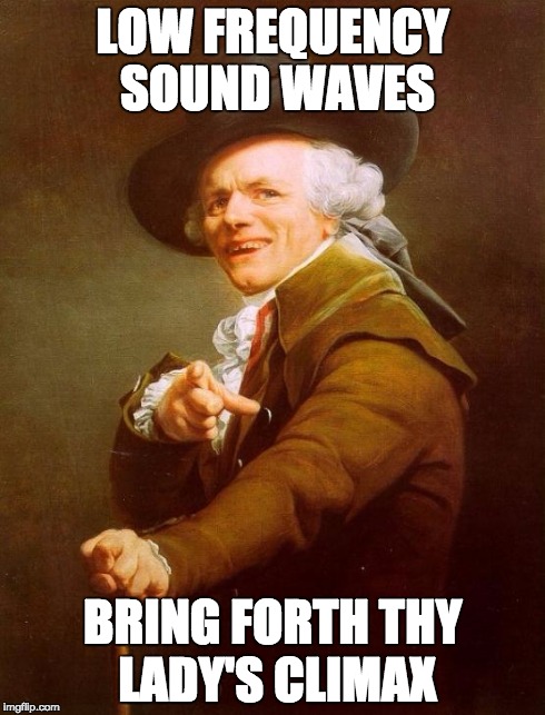 Yo Skrill drop it hard | LOW FREQUENCY SOUND WAVES BRING FORTH THY LADY'S CLIMAX | image tagged in memes,joseph ducreux | made w/ Imgflip meme maker