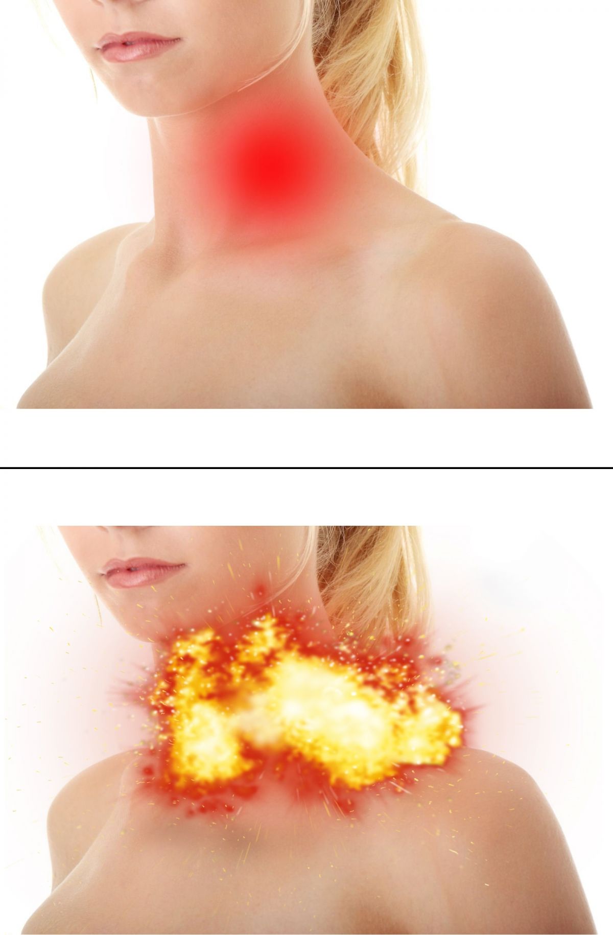 High Quality Throat Explosion Blank Meme Template