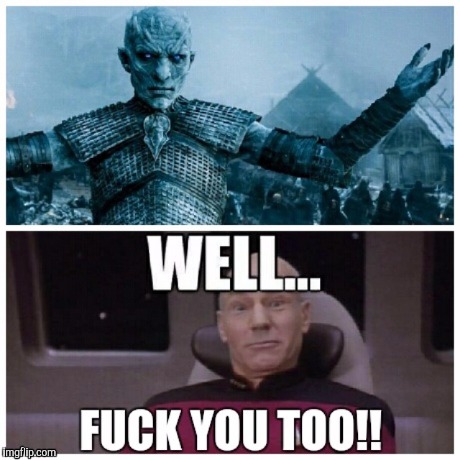 image tagged in captain picard,game of thrones | made w/ Imgflip meme maker