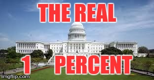 THE REAL 1      PERCENT | image tagged in politics | made w/ Imgflip meme maker