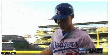 Frias Wants a High FIve | image tagged in gifs,Dodgers | made w/ Imgflip video-to-gif maker
