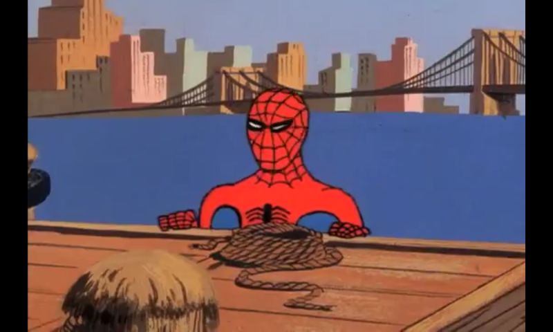 High Quality Spider-Man Blank Meme Template