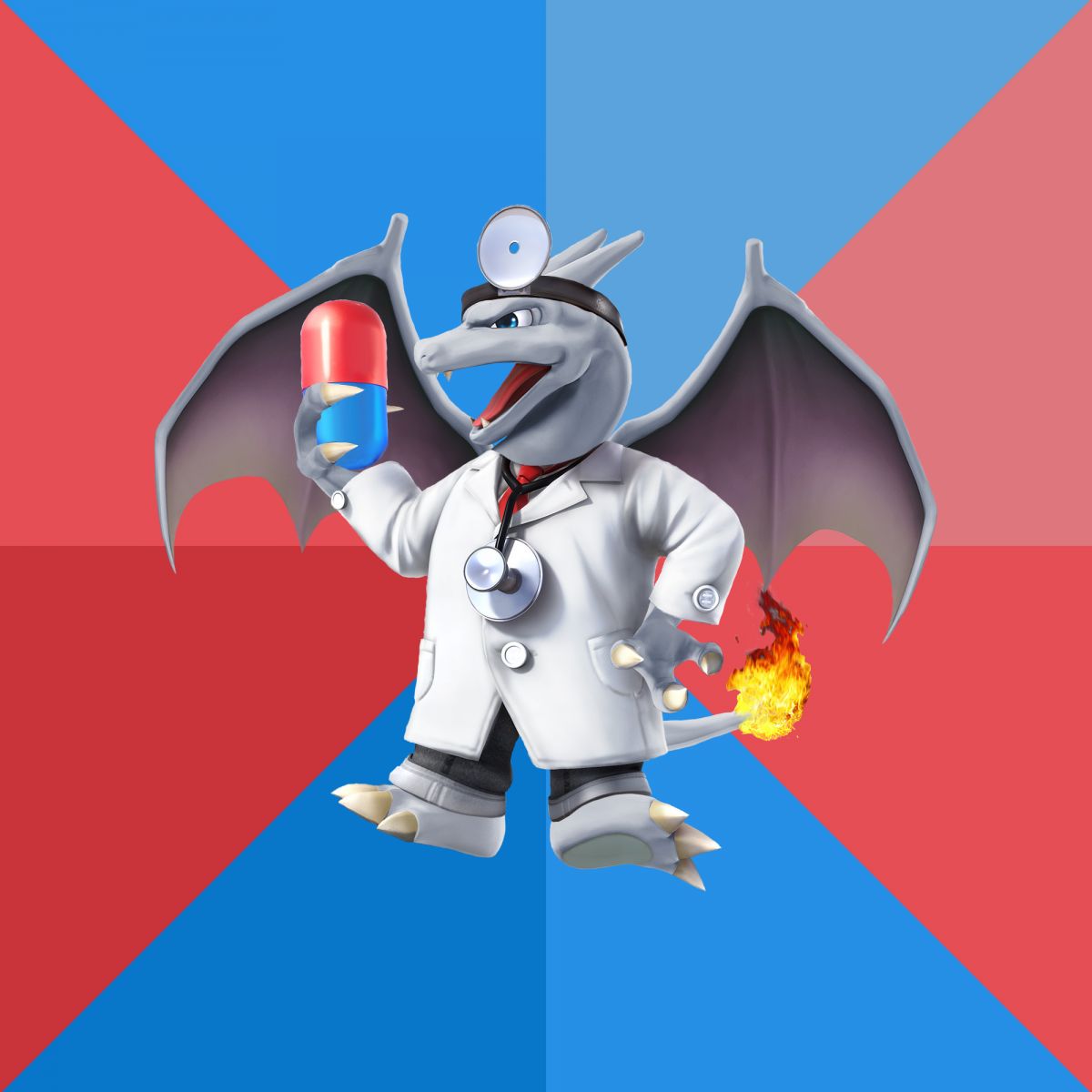 Uneducated Doctor Optimistic Charizard Blank Meme Template