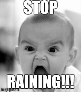 Angry Baby Meme | STOP RAINING!!! | image tagged in memes,angry baby | made w/ Imgflip meme maker