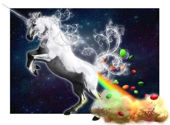 unicorn farting rainbows
