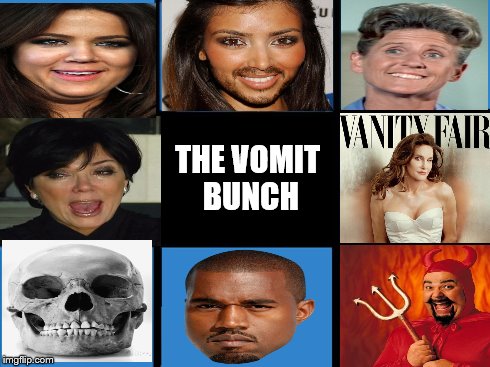 make me hurl | THE VOMIT BUNCH | image tagged in the brady bunch | made w/ Imgflip meme maker