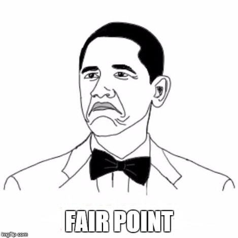 Not bad | FAIR POINT | image tagged in not bad | made w/ Imgflip meme maker