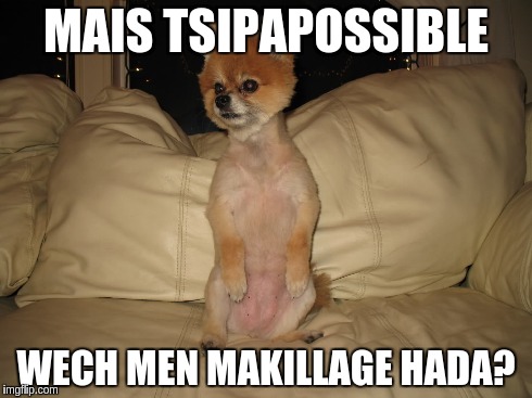 MAIS TSIPAPOSSIBLE WECH MEN MAKILLAGE HADA? | made w/ Imgflip meme maker