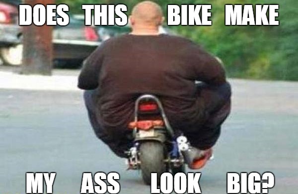 Fat guy on a little bike - Imgflip