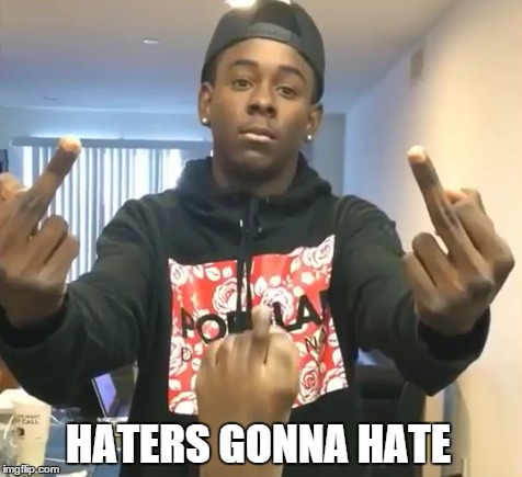 Haters gonna hate #3 | HATERS GONNA HATE | image tagged in haters gonna hate,memes | made w/ Imgflip meme maker