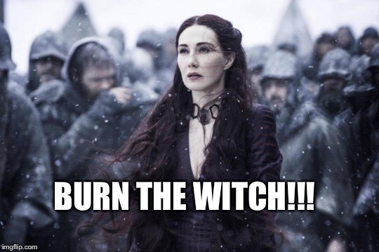 Burn her before she kills again! | BURN THE WITCH!!! | image tagged in game of thrones | made w/ Imgflip meme maker