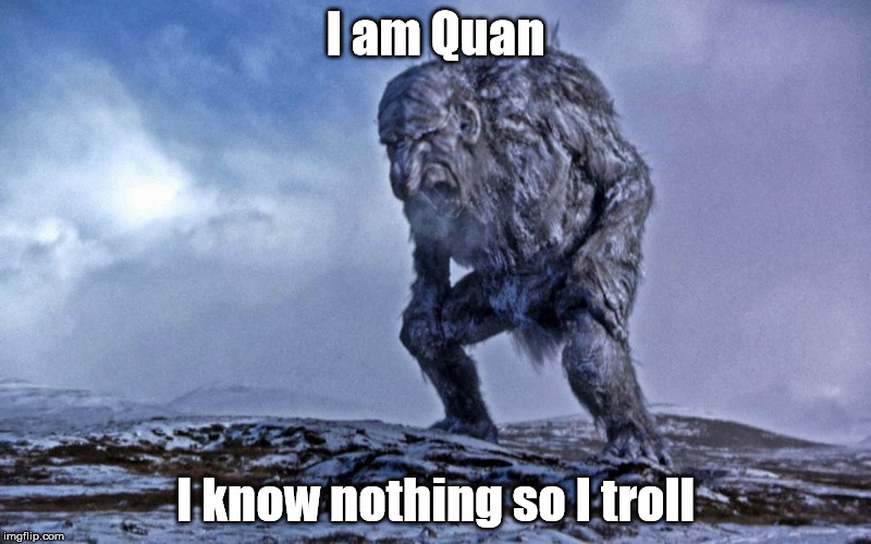 I am Quan I know nothing so I troll | made w/ Imgflip meme maker
