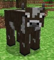 minecraft cow Blank Meme Template