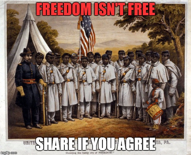 FREEDOM ISN'T FREE SHARE IF YOU AGREE | made w/ Imgflip meme maker