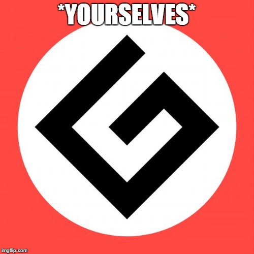 grammar nazi | *YOURSELVES* | image tagged in grammar nazi | made w/ Imgflip meme maker