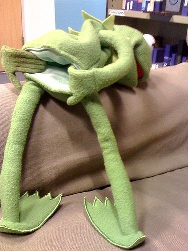 Kermit anal Blank Meme Template