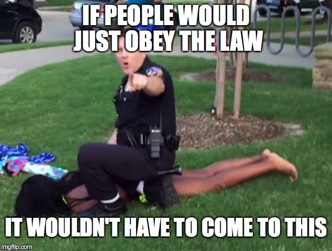 Pool Party | IF PEOPLE WOULD JUST OBEY THE LAW IT WOULDN'T HAVE TO COME TO THIS | image tagged in police,police state,police brutality | made w/ Imgflip meme maker