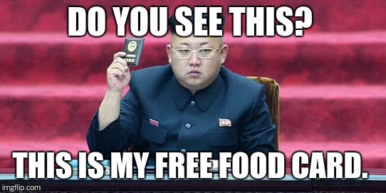 DO YOU SEE THIS? THIS IS MY FREE FOOD CARD. | made w/ Imgflip meme maker