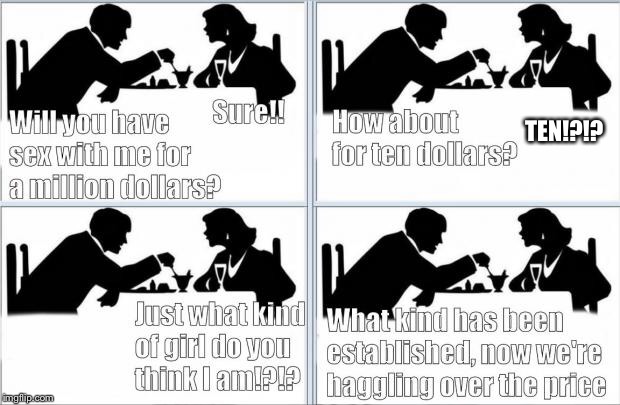 Haggling over the price | TEN!?!? | image tagged in haggling over the price | made w/ Imgflip meme maker