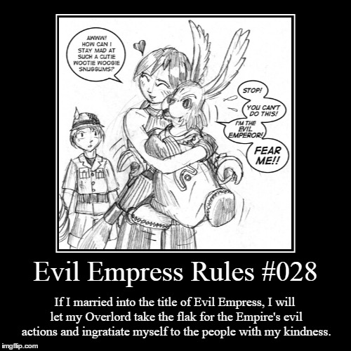 Rules 028 | image tagged in funny,demotivationals,evil overlord rules | made w/ Imgflip demotivational maker