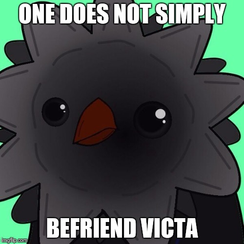 Victa | ONE DOES NOT SIMPLY BEFRIEND VICTA | image tagged in victa | made w/ Imgflip meme maker