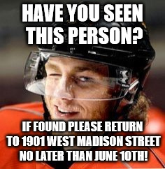 HAVE YOU SEEN THIS PERSON? IF FOUND PLEASE RETURN TO 1901 WEST MADISON STREET NO LATER THAN JUNE 10TH! | image tagged in kaner winks | made w/ Imgflip meme maker