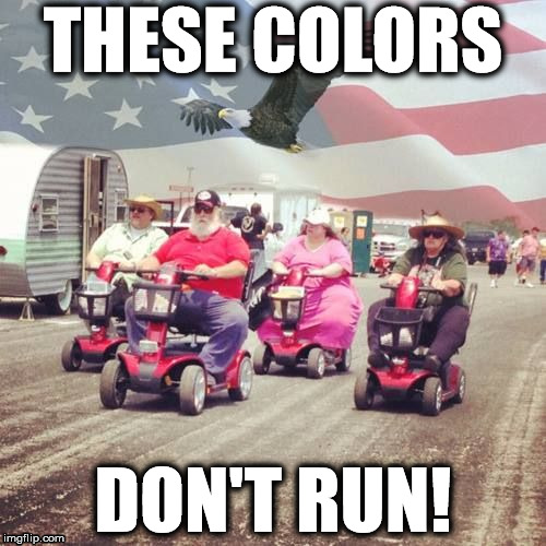 These colors don't run! | THESE COLORS DON'T RUN! | image tagged in these colors don't run,memes,'murica,murica | made w/ Imgflip meme maker