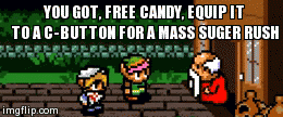 link got candy | image tagged in gifs,legend of zelda | made w/ Imgflip video-to-gif maker