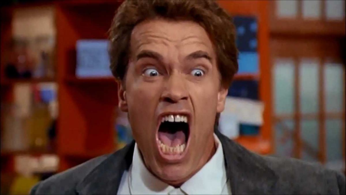 Arnold screaming Blank Meme Template