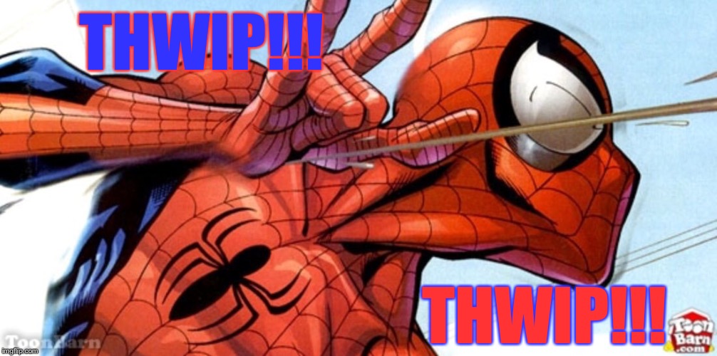 THWIP!!! THWIP!!! | image tagged in spider-man thwip | made w/ Imgflip meme maker