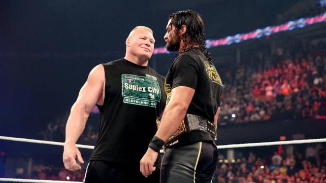 Brock Lesnar & Seth Rollins Blank Meme Template